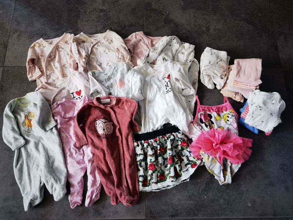 Paczka ubranek dla dziewczynki 56