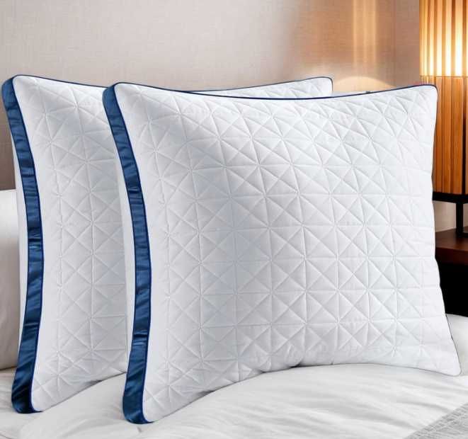 Poduszki 80x80 cm 2 szt mikrofibra antyalergiczne premium