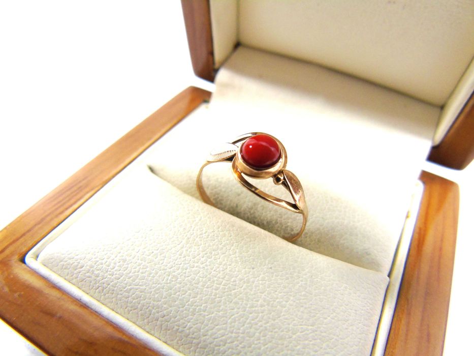 Złoty pierścionek pr.585 R.15 Lombard Żuromin Loombard