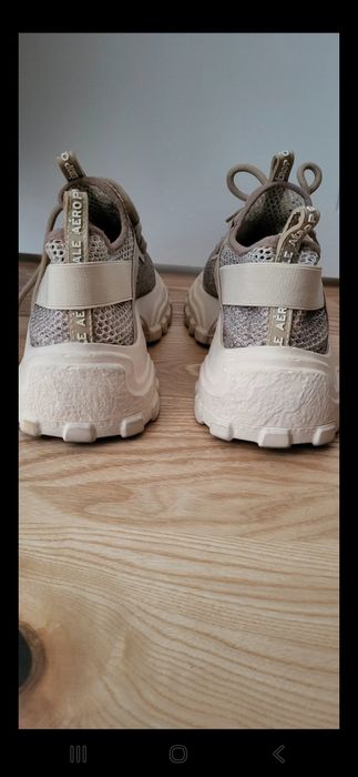 Złoto-brokat sneakersy Aeropostale r. 40