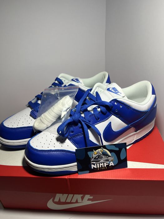 Nike Dunk Low Kentucky niebieski biały blue white