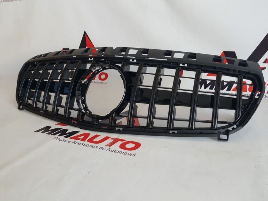 Grelha Frontal Mercedes Classe A W176 GTR Preto Brilho