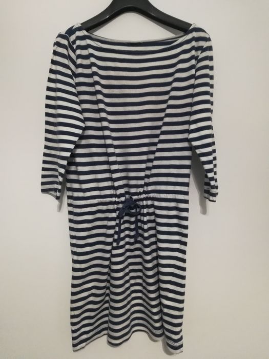 H&M r.S sukienka, bluzka, tunika. Styl marynarski