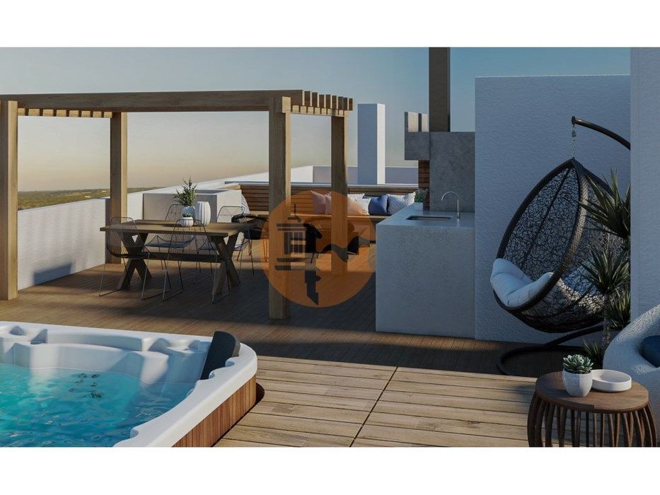 Penthouse T2 com Rooftop de 113.50m2 e Varandas no Novo Empreendime...