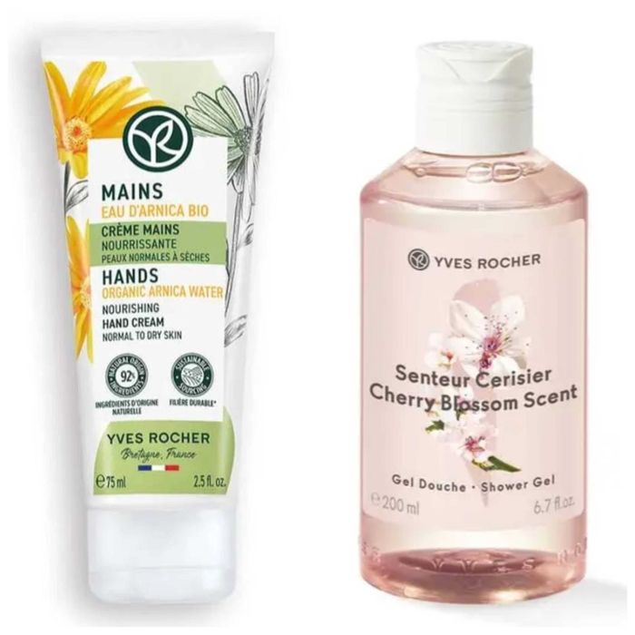 Подарочный набор Крем для рук и Гель для душа Вишневый цвет Ів Роше Ив