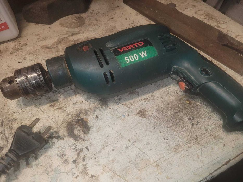 Дрель ударна Verto 50G502 - 500 W Б/у