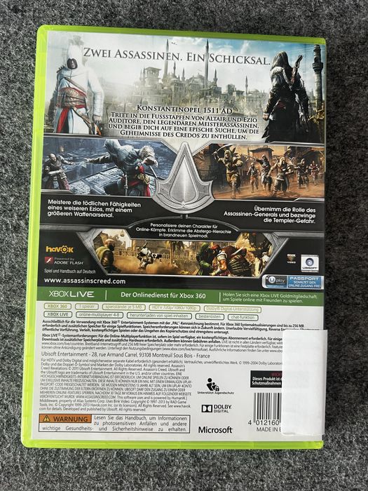 #2018 assassins creed revelations gra xbox 360