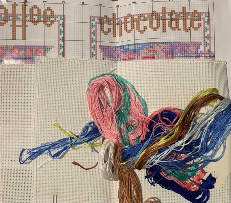 Набір для вишивання 51х20 см Tea coffee chocolate