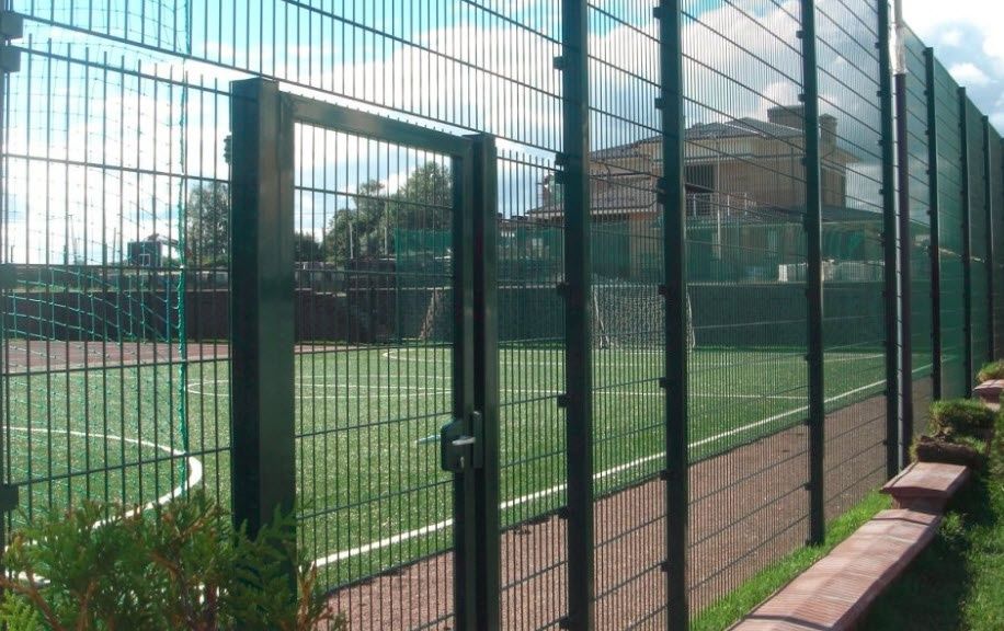 Секционный забор , 3д забор, металлический с сварной сетки оц.+ппл.