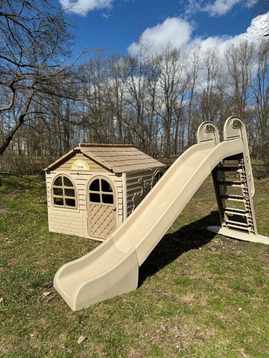 Дитячий будинок гірка пісочниця Детская песочница горка качеля Долоні