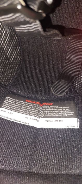 Kask motocyklowy  Nikko XXL