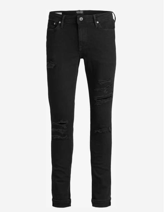 Skinny джинси JACK & JONES "Liam" з чорного деніму