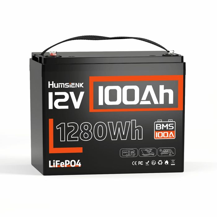 Akumulator Humsienk, magazyn energii LifePo4 100Ah  1280Wh