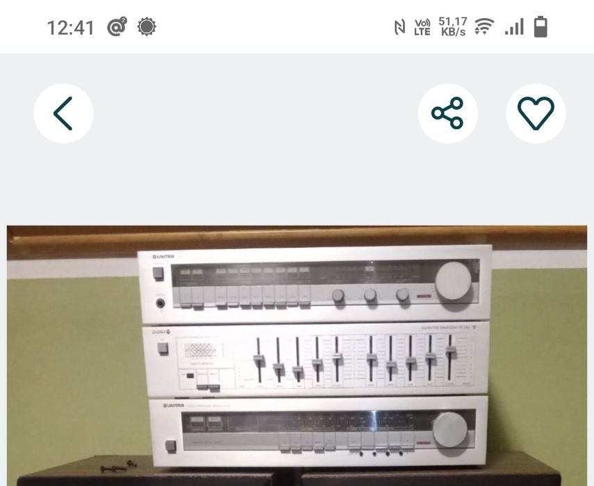 Wieża UNITRA DIORA WS 432, Korektor FS 042, Tuner AS 632