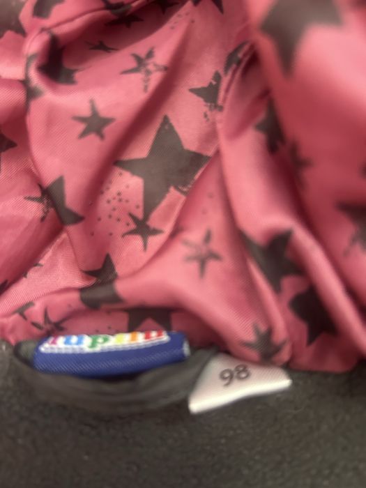 Bezrekawnik dziewczęcy ocieplany różowy 98