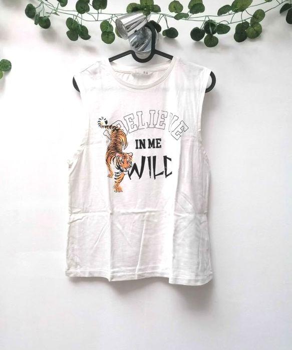 T-shirt de Cavas com Estampa