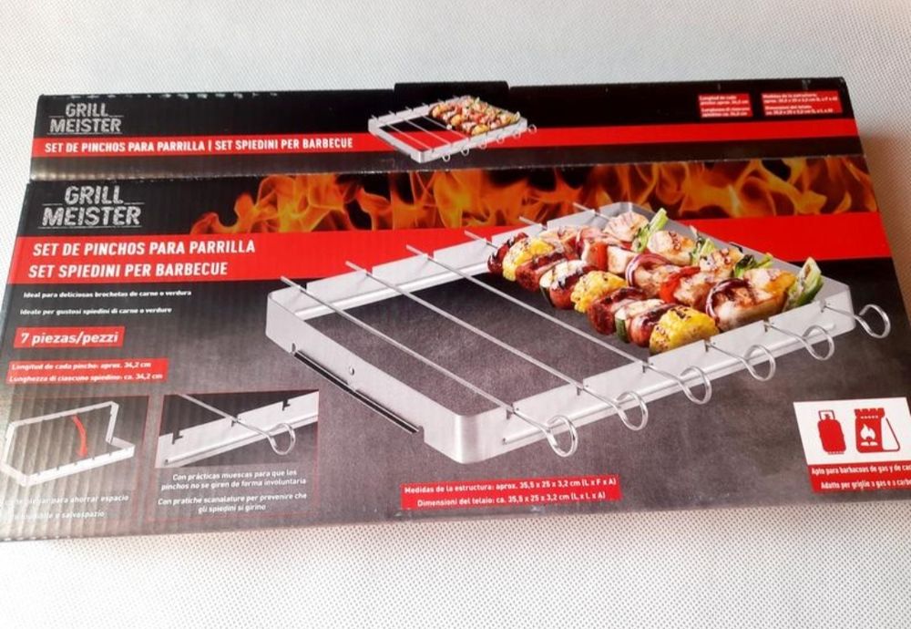 Набор шампуров с рамкой