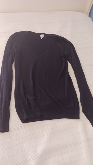 Pullover azul marinho feminino