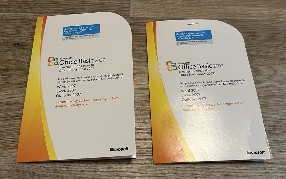 Microsoft Office Basic 2007 komplet licencyjny