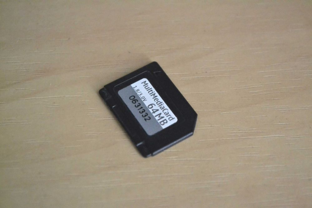 karta pamięci MMC 64MB Mobile Multimedia Card mała RS do retro sprzęt