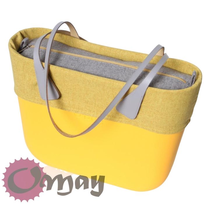 organizer do OBAG STANDARD +OPASKA struktura szary musztarda OMAY