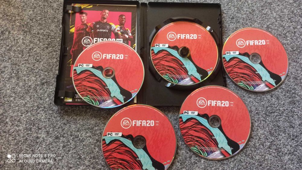 FIFA 20 PC PL komplet 5płyt stan idealny