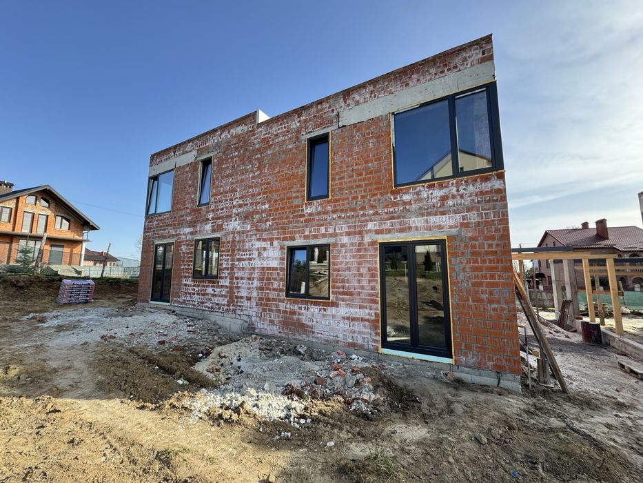 Сучасний котедж Duplex 140м² біля Львова - Панорамні вікна - 3 сотки