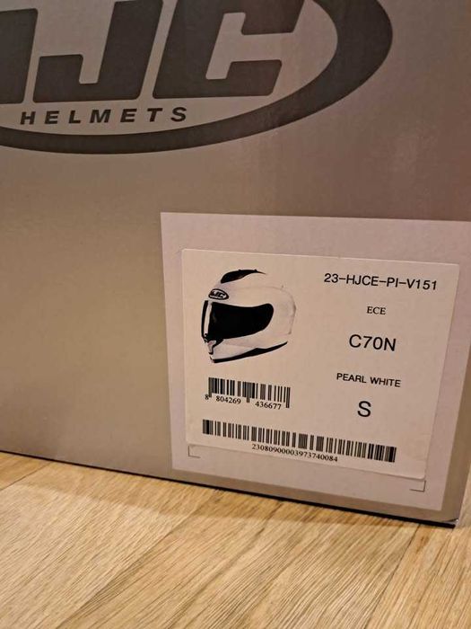 Capacete HJC C70N WHITE/Pérola S