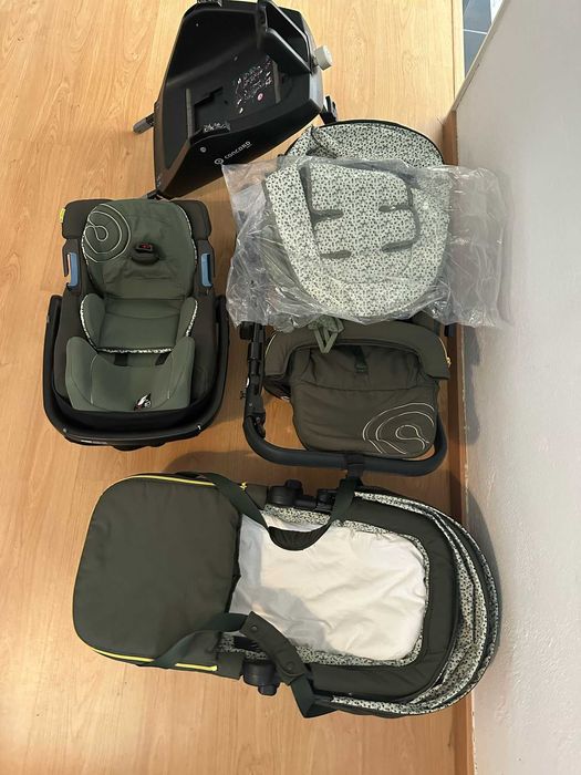 Conjunto Cadeira, Ovo e Berço Concord + Isofix