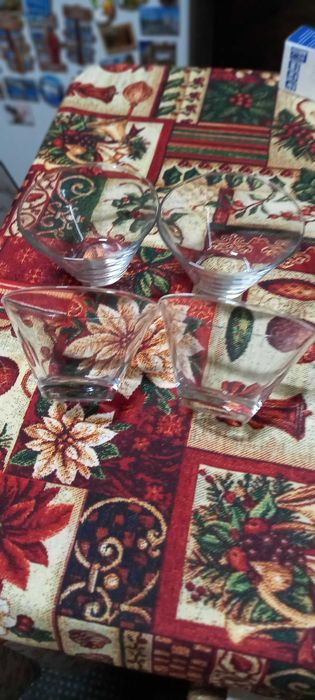 4 copos/recipientes de sobremesa - Kasa