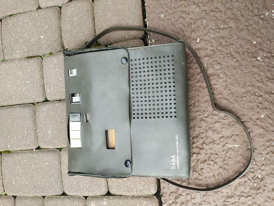 Magnetofon Saba cassetten recorder 320 pokrowiec oryginalny