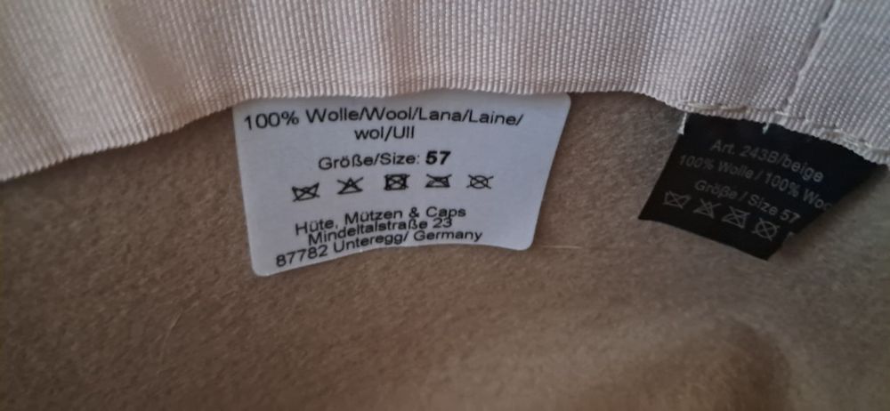 Wiosenny kapelusz rozm 57