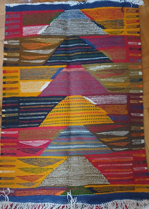 Kolorowy dywan z Maroka marokański kilim orientalny berberyjski orient