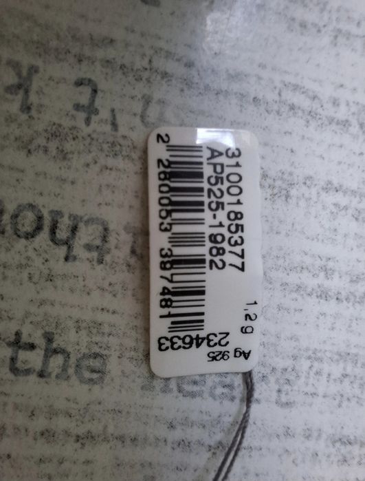 Srebrna przywieszka lub charms Apart