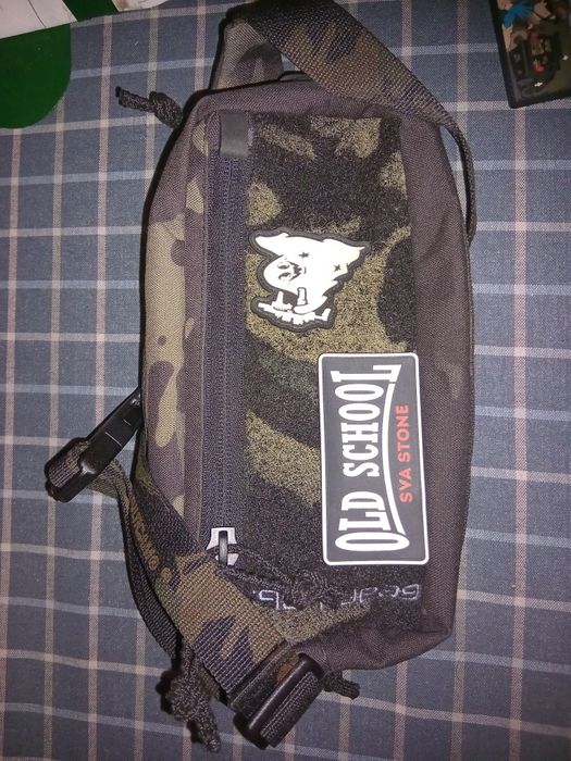 Сумка поясна Gear lab black multicam