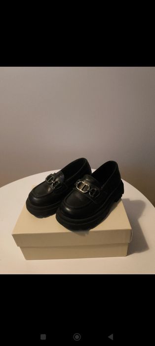 mokasyny/loafersy włoskie twinset w rozmiarze 22