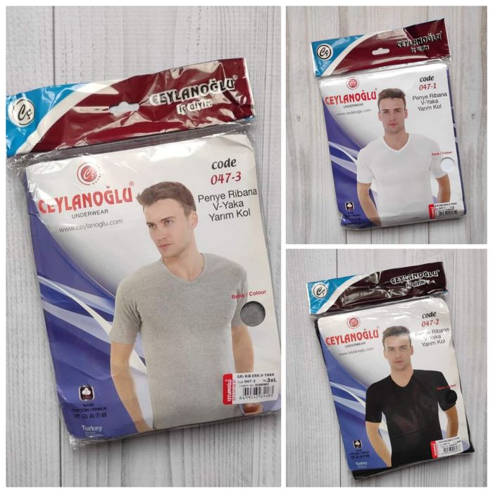 Чоловічі спідні майки і футболки Ceylanoglu Туреччина