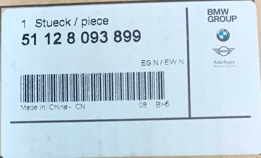 Końcówka wydechu lewa BMW Seria: 8' G14 G15 G16 nr. mag 1/182