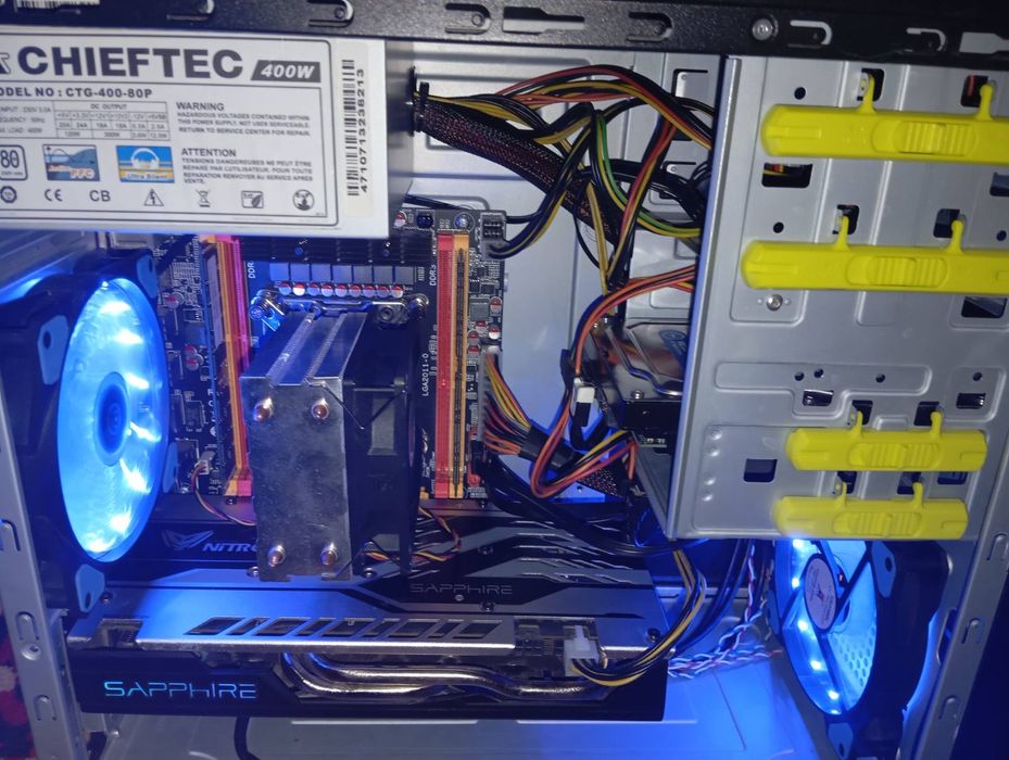 E5 2650V2 8ядер 16 потоків 3Ghz/16gb DDR3/RX 570 8GB/SSD128gb/hdd 1TB