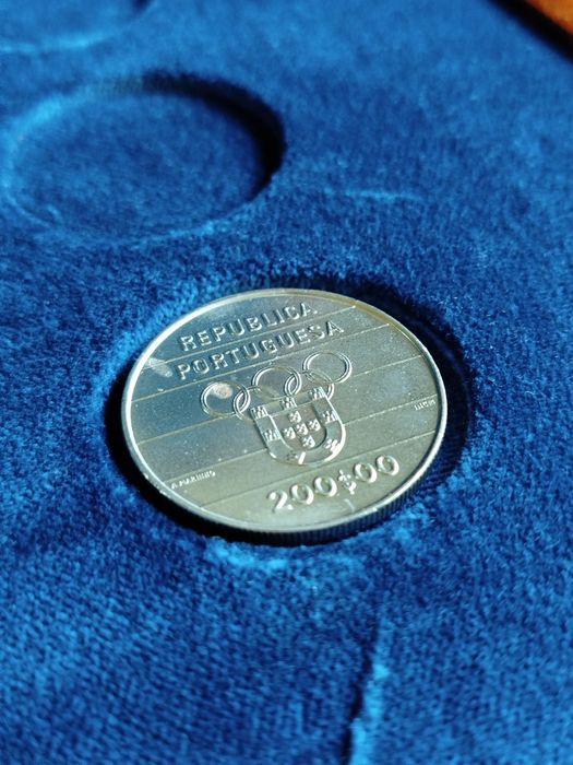 Moeda comemorativa de 200 Escudos- Jogos Olípicos