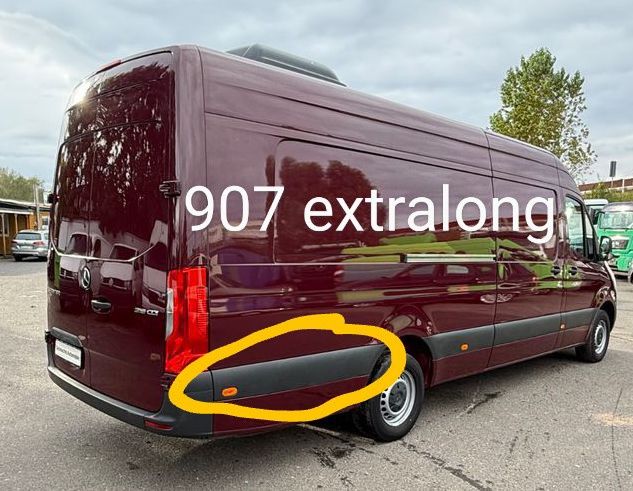 Молдінг спрінтер 907 листва молдинг sprinter 907 910 пластик планка