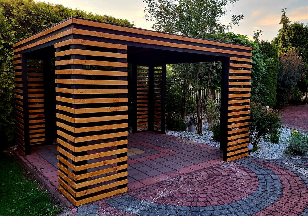 Nowoczesna Altana Ogrodowa ATENA 3x3