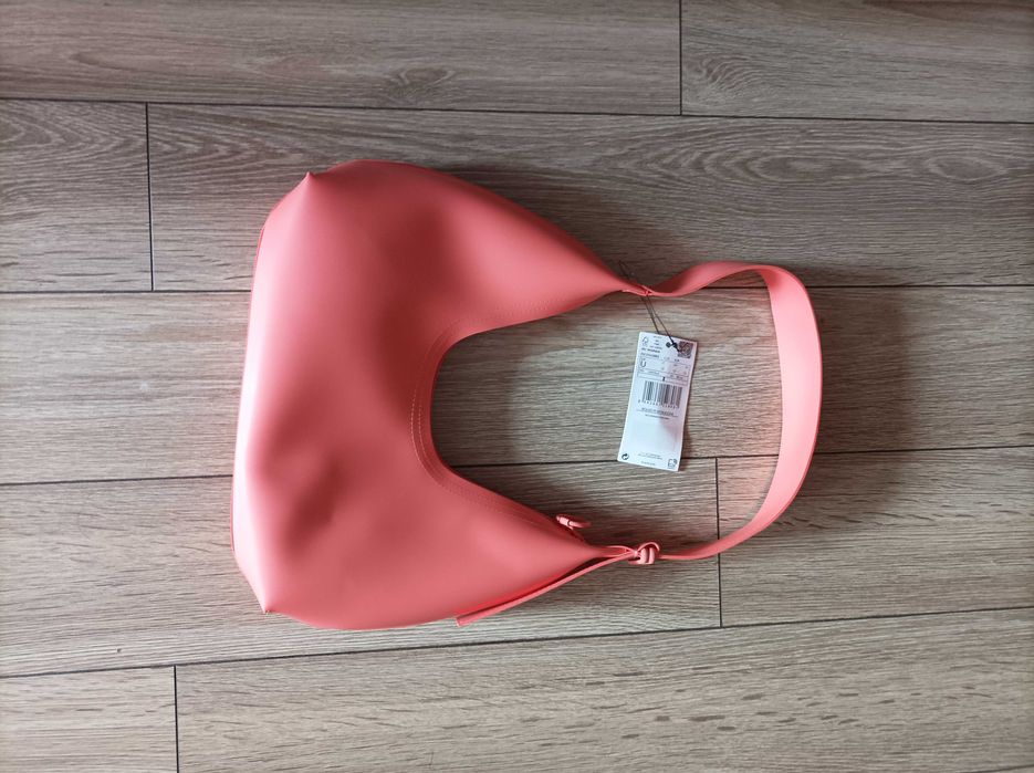 Torebka mala letnia lososiowa