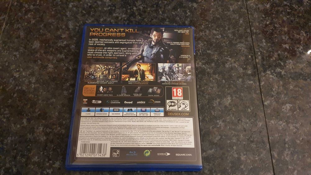 Jogo Deus Ex: Mankind Divided - Day One Edition (Ps3 - Completo)