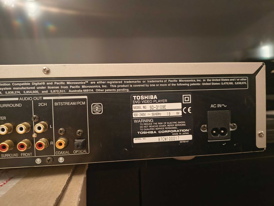 DVD / Video player Toshiba SD SD 3109 E - Japan