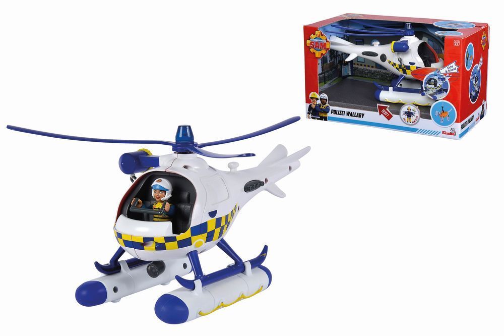 Strażak Sam Helikopter Policyjny Simba Nowa Nieużywana