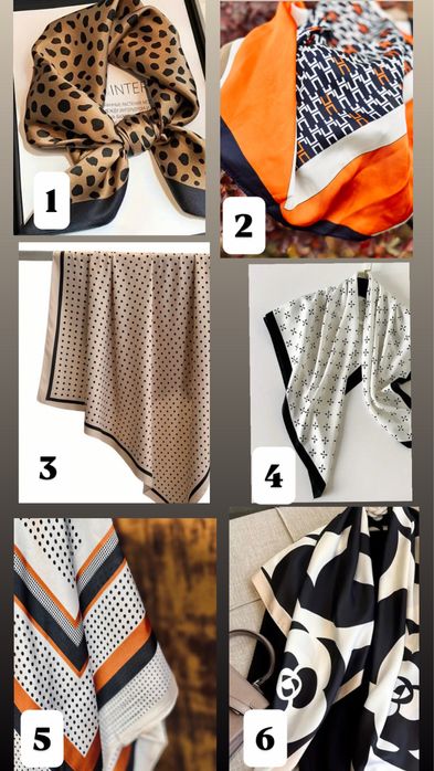 Шовкові хусточки , хустини, косинки