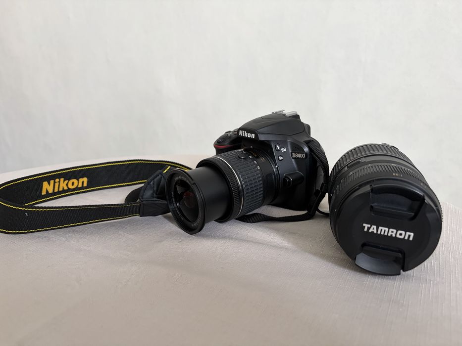 Nikon D3400 + 2 obiekty