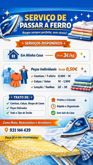 Serviço de Passar a Ferro