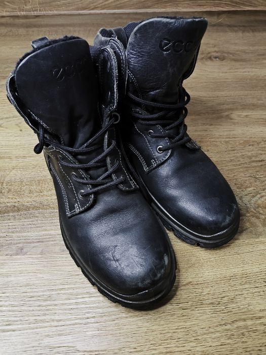 Ecco Gore-Tex  GTX Męskie Skórzane Sznurowane Buty rozmiar 44